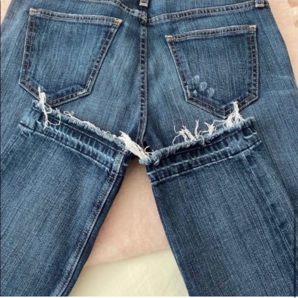 Current/Elliott Mid Rise Straight Jean - Picture 4 of 8